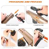 Toy Sniper Rifle with Scope - Soft Bullet Foam Blaster 37in