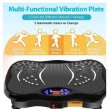LEMY Mini Vibration Plate Machine with Remote, 120 Speed Levels
