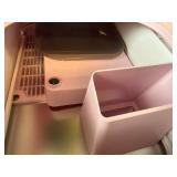 $62 RIZZARI Enclosed Cat Litter Box with Top/Front Entry, Odor Control