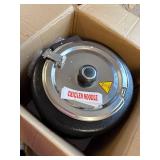 $85 YBSVO 11 Qt Round Black Countertop Kettle Warmer - 120V, 400W