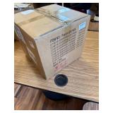 $60 10 Inch Ceramic Plant Pot with Drainage Tray GREY!! SEE PICS!