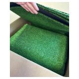 $148 GRASS EXPRESS Artificial Grass Turf 10x10 ft, 0.4" Pile