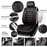 $74 CAR PASS 3D Foam PU Leather Car Seat Covers, Universal Full Set