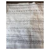$85 Nakagishi 8x10 Area Rug - Washable Boho Gray Non-Slip Carpet