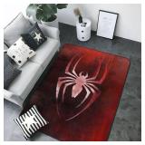 Red Spider AreaRug Gothic Spider Carpet Floor Mat 4 x 6