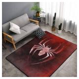 Red Spider AreaRug Gothic Spider Carpet Floor Mat 4 x 6