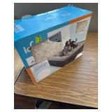 $76 iDOO Queen Air Mattress with Built-in Pump, 18" Raised