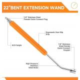 SITIMIMIL 22" Pressure Washer Extension Wand 1/4" Quick Connect