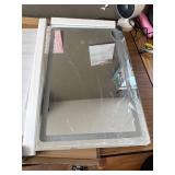 $48 LED Bathroom Mirror 16x24 Anti-Fog, Dimmable Front/Backlight