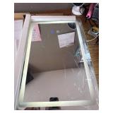$48 LED Bathroom Mirror 16x24 Anti-Fog, Dimmable Front/Backlight