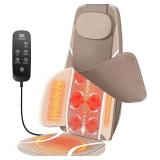 $169 Shiatsu Back Massage Chair Seat Cushion with Heat, 4D Kneading