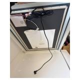 $66 Floisdace 24x36 LED Mirror with Lights, Anti-Fog Tempered Glass