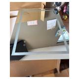 $66 Floisdace 24x36 LED Mirror with Lights, Anti-Fog Tempered Glass