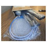 Chitidr 12 Pack Badminton Racket Set with Nylon Shuttlecocks