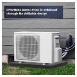 $65 Pad for Ductless Mini Split AC Heat Pump Condenser 18x38x3, LIGHT Grey