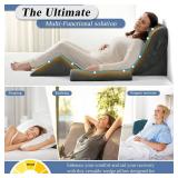 $90 Axelrod Orthopedic Bed Wedge Pillow Set, Adjustable Foam