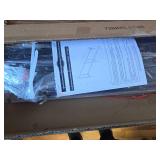 $73 HOMERECOMMEND 70.8-Inch Console Table with USB Ports, Rustic Brown