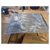 $55 Kingson Single Panel Fireplace Screen Standalone Pewter 37.8L, Dark Gre