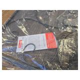 $55 Kingson Single Panel Fireplace Screen Standalone Pewter 37.8L, Dark Gre