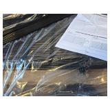 $87 10 Panels Garden Fence Animal Barrier, 33 in 24 ft Dog Fence