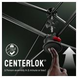 $126 CROWN SHADES 10x10 Pop Up Canopy Tent, Red, WITH Sidewalls.