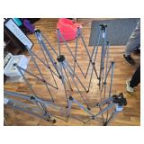 $126 CROWN SHADES 10x10 Pop Up Canopy Tent, Red, WITH Sidewalls.