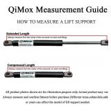 QiMox Rear Liftgate Lift Supports for Outlander 2014-2016 (2)