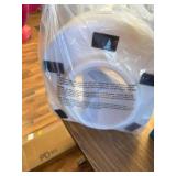 Carex Toilet Seat Riser, 5.5 in, Raised Seat Supports 300lbs