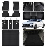 $140 AltraVos Floor Mats for 2025 Audi S5/A5, TPE Full Set Trunk Mat