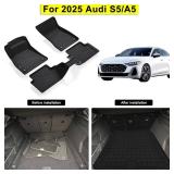 $140 AltraVos Floor Mats for 2025 Audi S5/A5, TPE Full Set Trunk Mat
