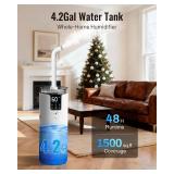 $130 Lacidoll 16L/4.2Gal Ultrasonic Humidifier, 1500 sq ft, White