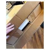 $110 36" Tall Freestanding Dog Gate with Cat Door, 80" Foldable Gate