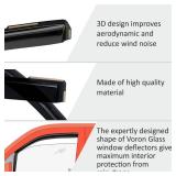 $60 Voron Glass in-Channel Rain Guards Camry 2015-2017, 4pc - 200723
