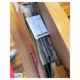 $76 ECOTINY Tripod TV Stand for 43 65 Inch LCD/LED, Height Adjustable