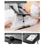 SAIJI Height & Angle Adjustable Laptop Stand for Bed