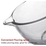 Glass Mixing Bowl 5 Qt for KitchenAid Stand Mixers with lid