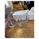 Glass Mixing Bowl 5 Qt for KitchenAid Stand Mixers with lid