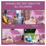 Naibrxh Unicorn Castle Playhouse with Mat, Large Kids Play Tent