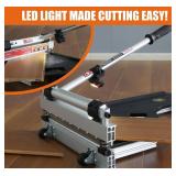 $93 Laminate Floor Cutter, 13 Vinyl Cutter with Wheels Easy Angle