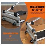 $93 Laminate Floor Cutter, 13 Vinyl Cutter with Wheels Easy Angle