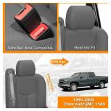 $110 Kistrba Seat Covers for 1999-2006 Chevy/GMC 1500, Front & Rear