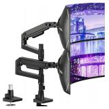 $120 ARES WING Dual Monitor Arm Desk Mount for 17-49" Ultrawide, 44 lb