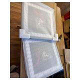 VITOIVE 14x14 Frame Black with Mat, Wood Picture Frame 2 Pack
