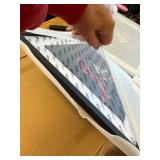 VITOIVE 14x14 Frame Black with Mat, Wood Picture Frame 2 Pack