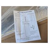 BEAUTYPEAK 14x48 Over-the-Door Mirror, Aluminum Frame, Gold