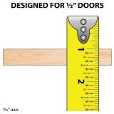 Two Pack 1/2" Panel Sliding Door Track - 36" Upper-Lower - Outwater