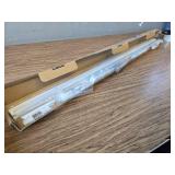 $53 MaKefeile Curtain Tracks Wall Mounted Heavy-Duty Rails White 3 9ft