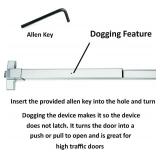 $95 Dynasty Hardware Push Bar Panic Exit Device Emergency Exit Doors