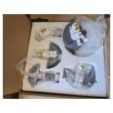 $50 Astronaut 3D Wall Art: Set of 5 Spaceman Wall Sculptures