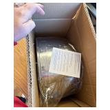 Ohtomber Stainless Steel Stock Pot 12-Quart with Lid, Deep